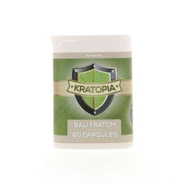 Buy Bali Kratom - White - 20 Capsules in Europe