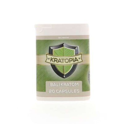 Buy Bali Kratom - White - 20 Capsules in Europe