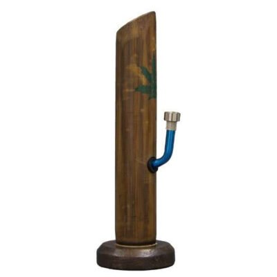 Koop Bamboo Bong with leaf 29cm in Europa