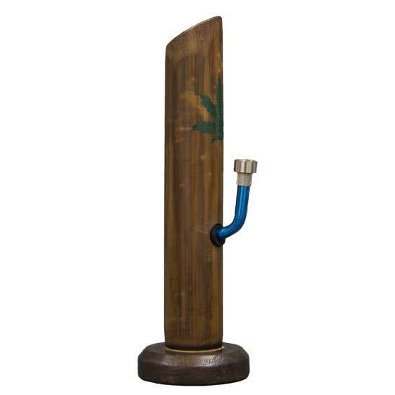 Bamboo-Bong with LEAF-29cm