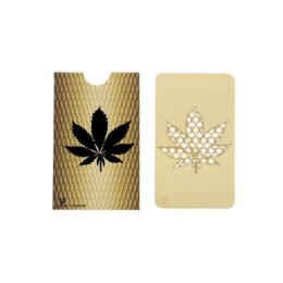 Koop Card Grinder - Leaf Gold in Europa