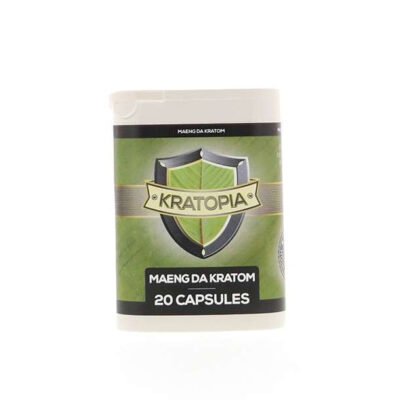 Buy Maeng Da Kratom - Black - 20 Capsules in Europe