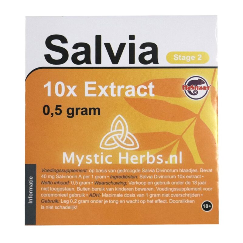 Salvia 10x Extract 0.5 grams package