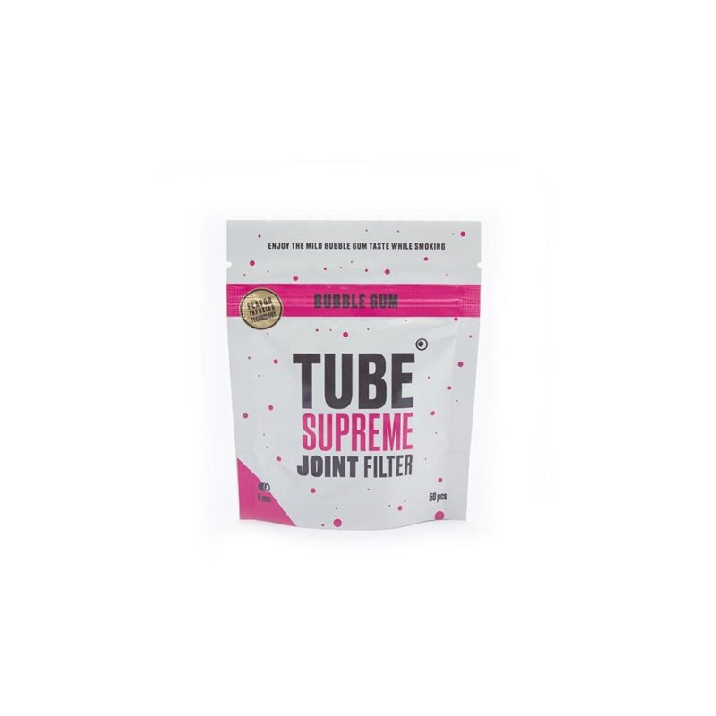 Tube supreme joint filter 6mm Bubblegum display