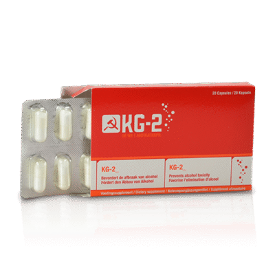 Buy KG-2 - Anti-hangover in Europe