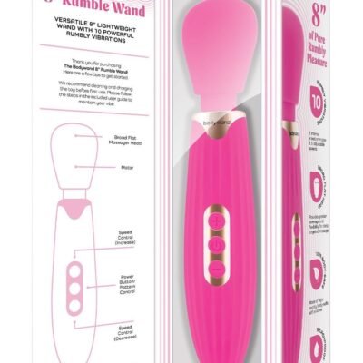 Buy Rumble Wand 8 Inch Hot Pink in Europe